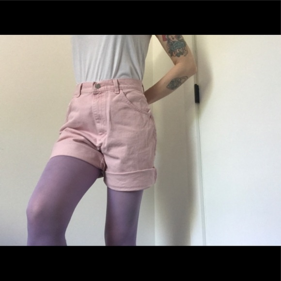 Lee Vintage Mom Bermuda Shorts Pastel Pink RARE! - Picture 5 of 14